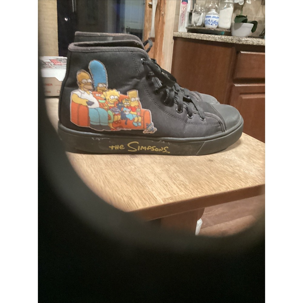 Heelys Hustle The Simpsons Mens Sz 12 Black Collaboration Limited Sneakers